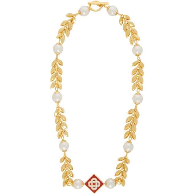 Photo: Casablanca Gold Plated O Thongthai Edition Pearl Necklace
