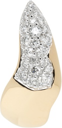 Rainbow K Gold Nano Shark Single Earring
