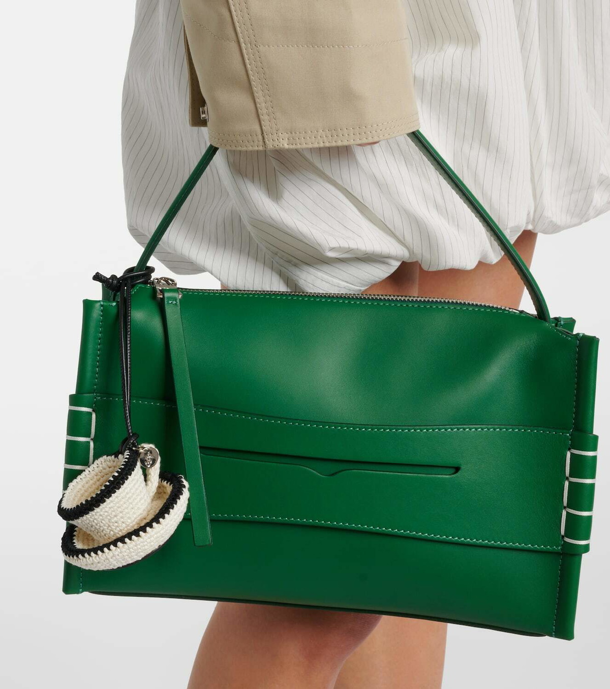 JW Anderson Teacup crochet bag charm