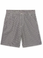Carhartt WIP - Straight-Leg Striped Cotton-Canvas Shorts - Blue