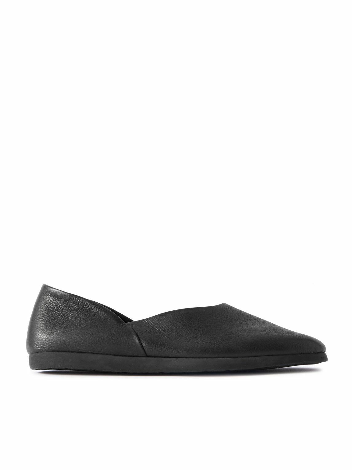 Stòffa - Full-Grain Leather Loafers - Black