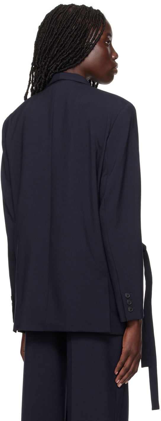 Kenzo Navy Wrap Blazer