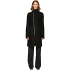 Rick Owens Black Tubeway Coat