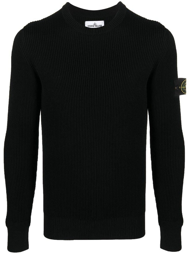 Photo: STONE ISLAND - Wool Pullover With Logo