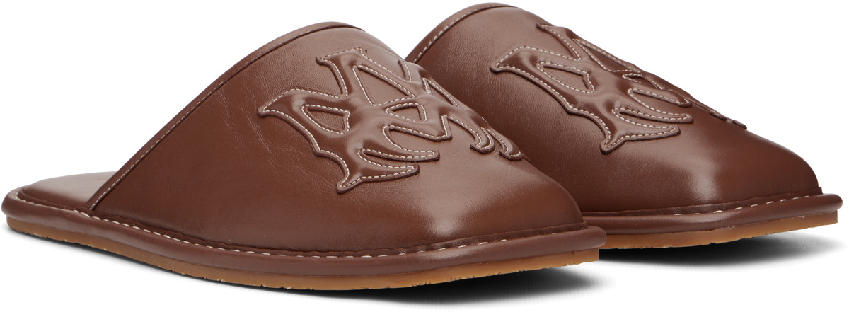 AMIRI Brown MA Slippers