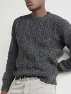 Inis Meáin - Aran Cashmere Sweater - Gray
