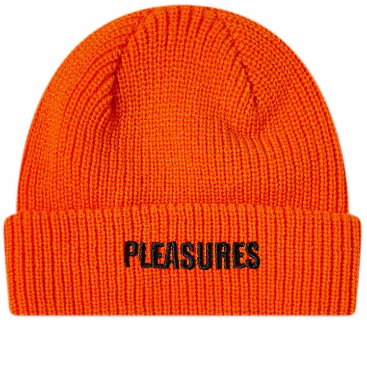 Photo: Pleasures Men's Everyday Beanie in Orange