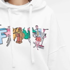 Fiorucci Women's Toon Print Hoodie in Off White