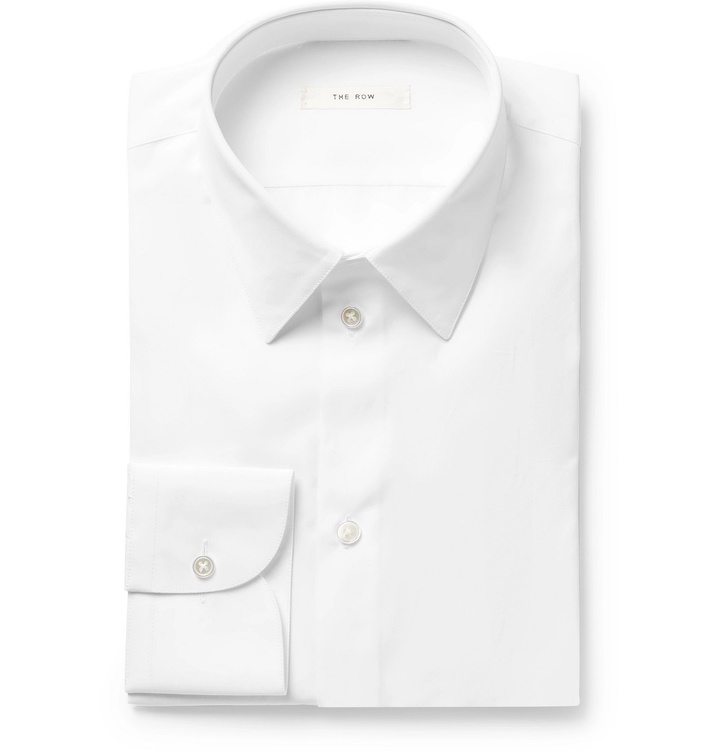 Photo: THE ROW - Jasper Cotton-Poplin Shirt - White