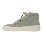 Fear of God Grey Skate Mid Sneakers