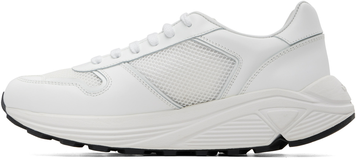 Common Projects White Premium Runner Sneakers