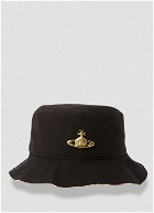 Orb Bucket Hat in Black