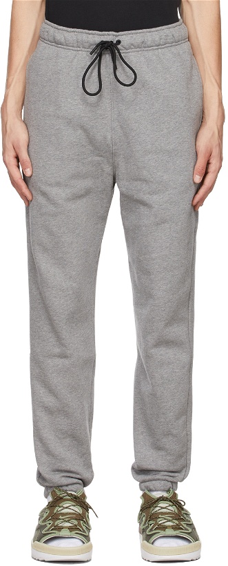 Photo: Nike Jordan Grey Fleece Jordan Essentials Sweatpants