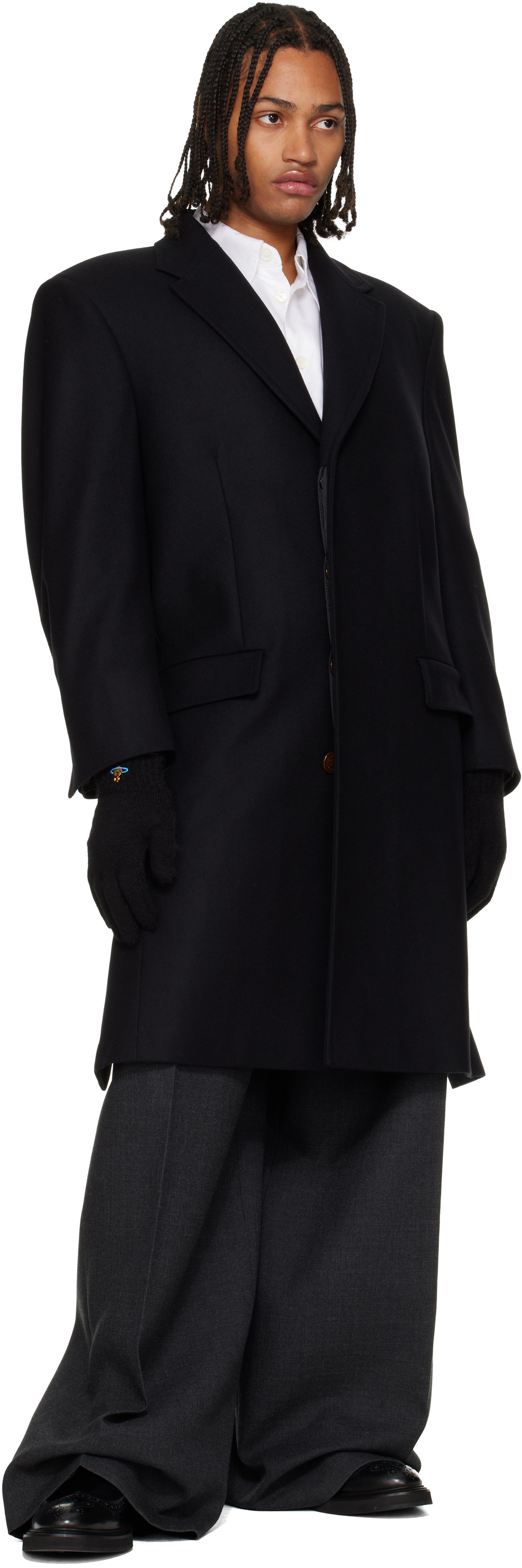Vivienne Westwood Black Sporty Gloves