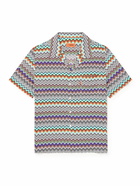 Missoni - Camp-Collar Striped Jersey Shirt - Multi