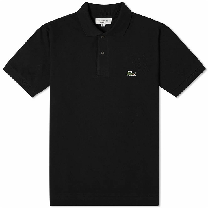 Photo: Lacoste Men's Classic L12.12 Polo Shirt in Black