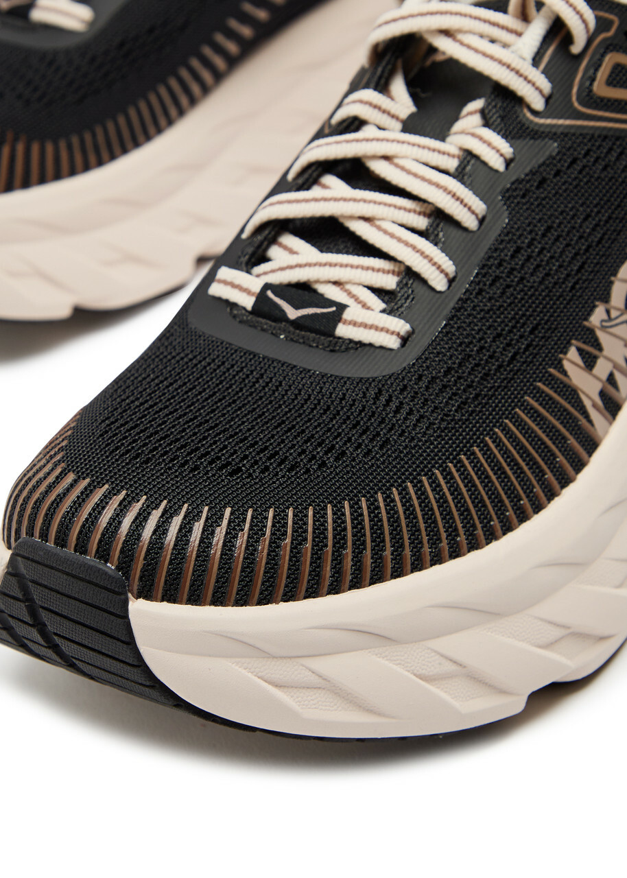 Hoka Bondi 7 Mesh-knit Sneakers Black