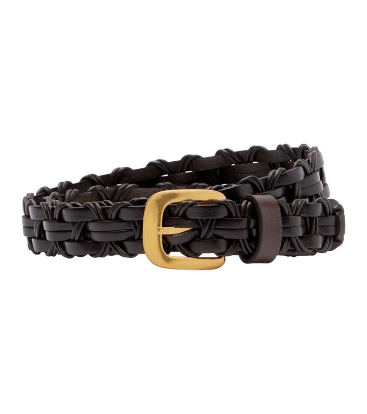 Photo: The Row Woven leather belt