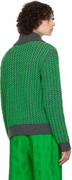 Bottega Veneta Green Jumper Polo