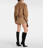 Magda Butrym Suede biker jacket