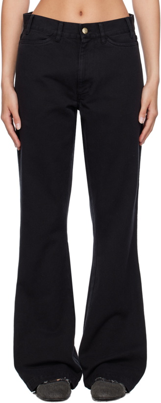 Photo: Stockholm (Surfboard) Club Black Flared Trousers