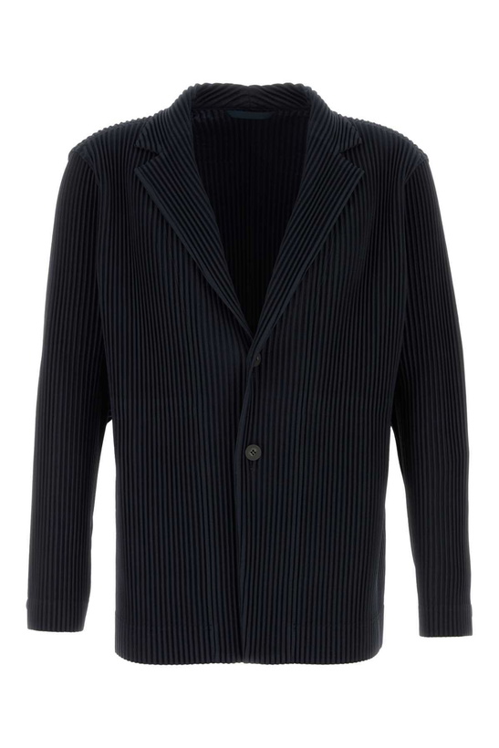 Photo: Homme Plissé Issey Miyake Midnight Blue Polyester Blazer
