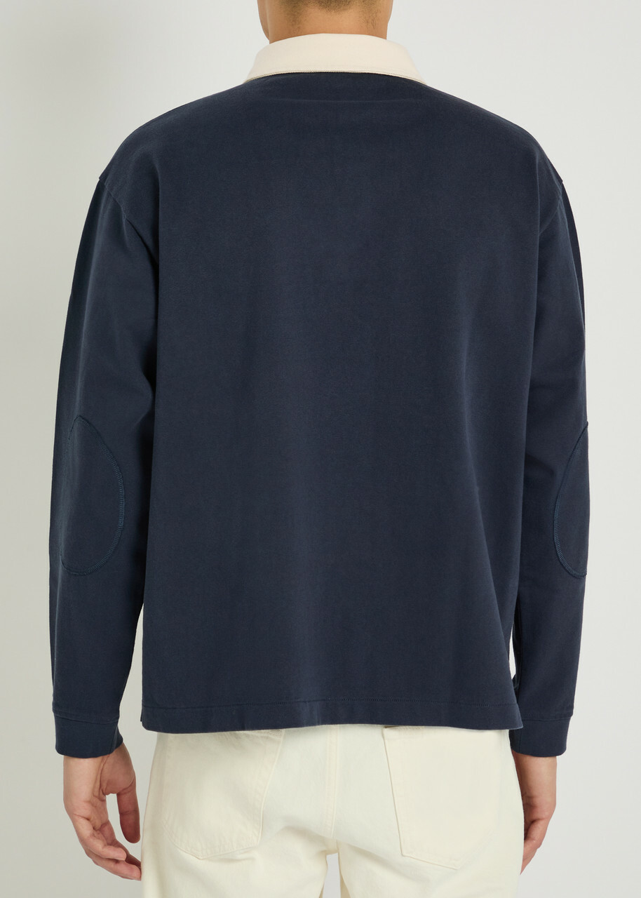 Frame Cotton Rugby top Navy