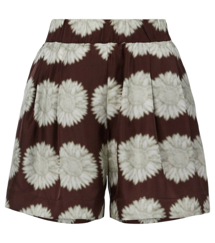 Photo: Asceno Zurich printed silk twill shorts