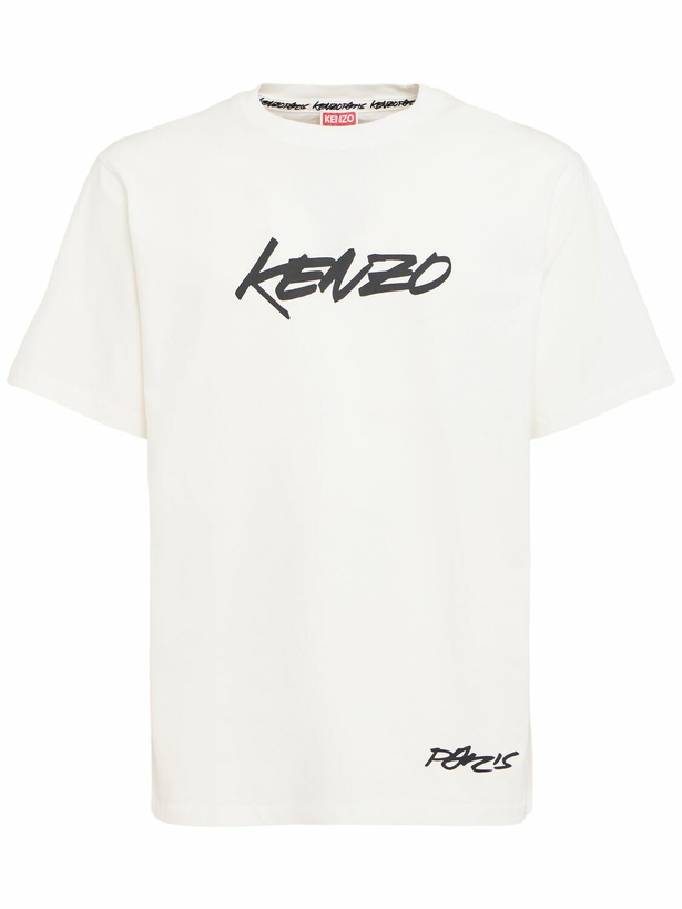 Photo: KENZO PARIS Kenzo Futura Cotton Classic T-shirt