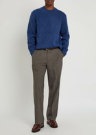 Wax London Wilde Wool-blend Jumper Blue