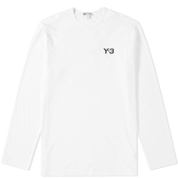 Photo: Y-3 Long Sleeve Logo Tee