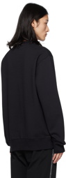 Versace Jeans Couture Black Printed Sweatshirt