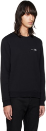 A.P.C. Black Crewneck Sweatshirt
