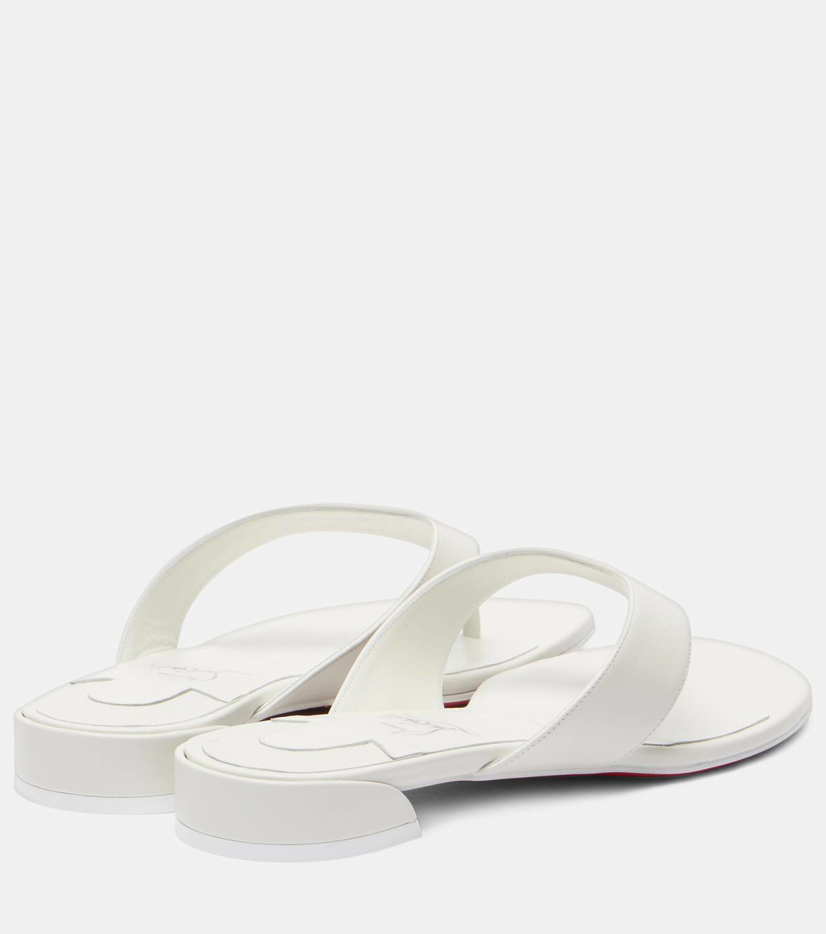 Christian Louboutin Sweet Janetonga leather thong sandals