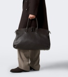 Borsalino Weekend leather duffel bag