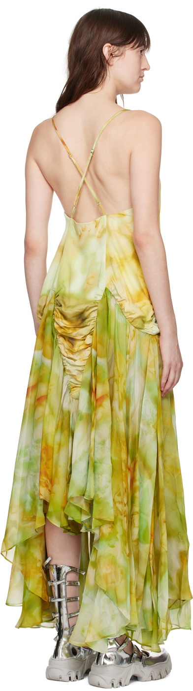 Collina Strada Green Magnolia Midi Dress