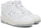 New Balance White 650 Sneakers