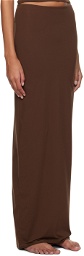 SKIMS Brown Fits Everybody Maxi Skirt