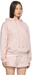 Ksubi Pink Fleece Logo Hoodie