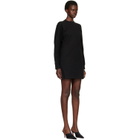 Jil Sander Black Crewneck Minidress