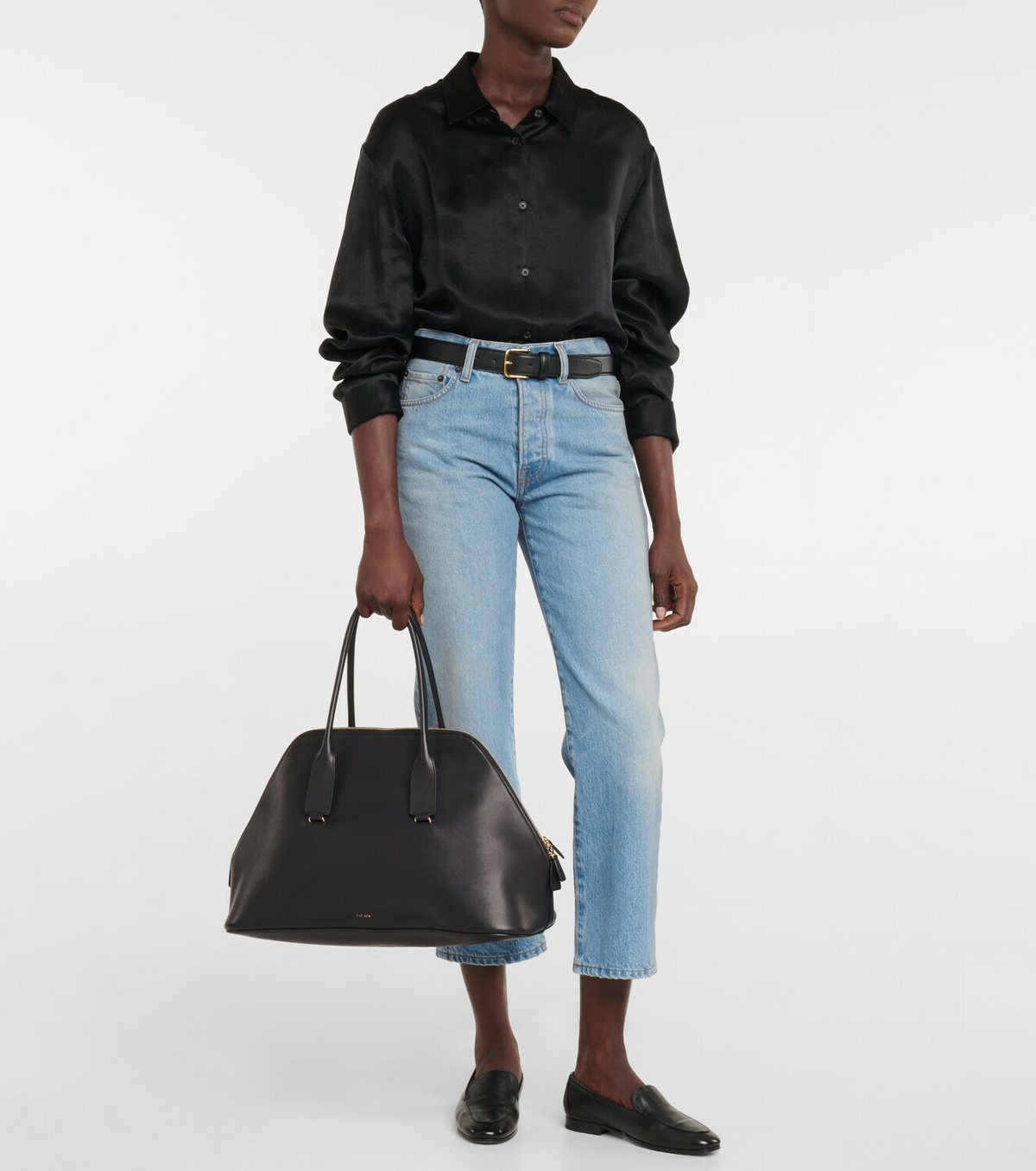 (New)The Row Devon ラージレザートートバッグ The Row Devon Large leather tote bag The Row