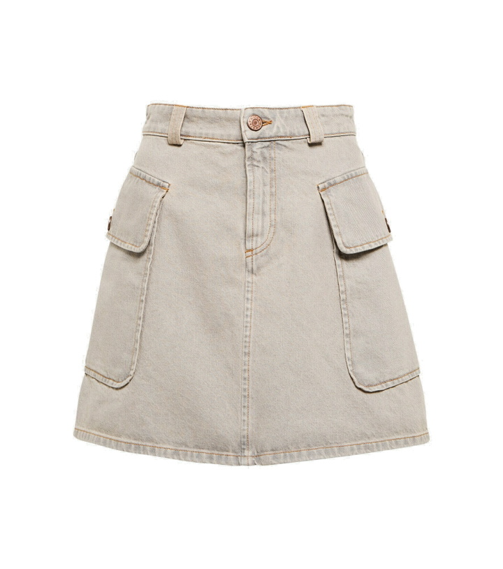 Photo: See By Chloe - Denim miniskirt