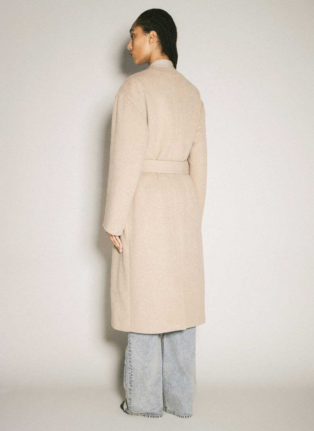 MM6 Maison Margiela Wraparound Belted Coat