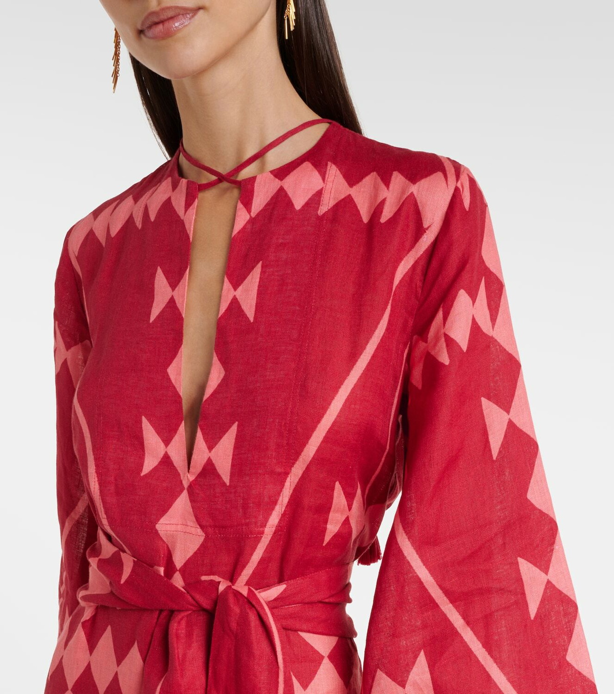 Johanna Ortiz Printed linen maxi dress Johanna Ortiz