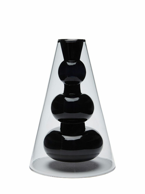 Photo: TOM DIXON - Bump Black Cone Vase