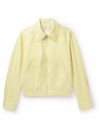 SECOND / LAYER - Eisenhower Pinstriped Woven Jacket - Yellow