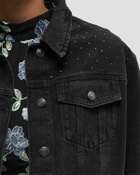 ROTATE Birger Christensen Denim Oversized Jacket Black Womens Denim Jacket