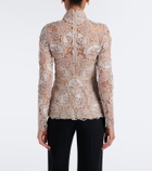 Elie Saab Guipure lace top