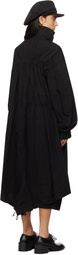 YOHJI YAMAMOTO Black R-Mods Coat