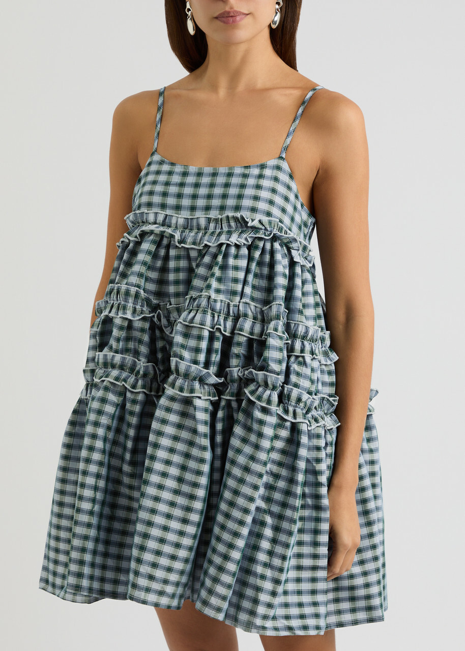 knee length dresses for ladies ARABELLA TULLE DRESS IN LIGHT BLUE | CULT MIA main image 0